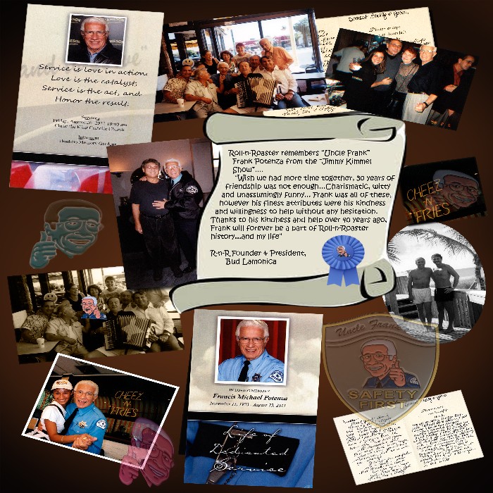 Tribute to "Uncle Frank" Potenza from the Jimmy Kimmel Show